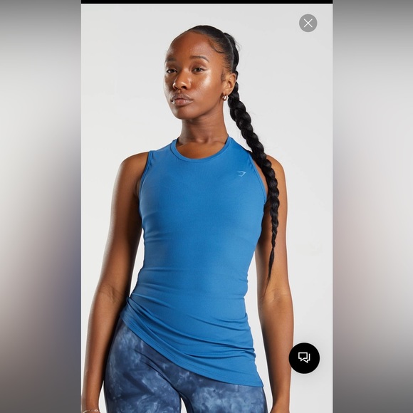 Gymshark Tops - GYMSHARK 💙 Assymetrical Elevated Tank - brand new without tags
